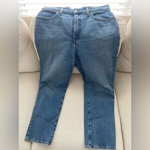 Madewell 90’s Straight crop jeans